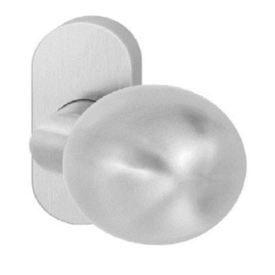 Metafa hafi knop verkropt op ovale rozet Metafa hafi knop verkropt op ovale rozet