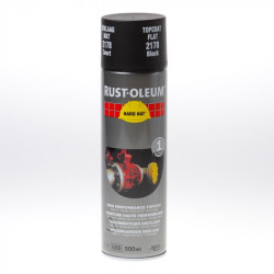 Rust-Oleum deklaag hardhat matzwart spuitbus 0.5l