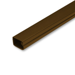 2mtr. leidinglijst dk 15x10 + plak br