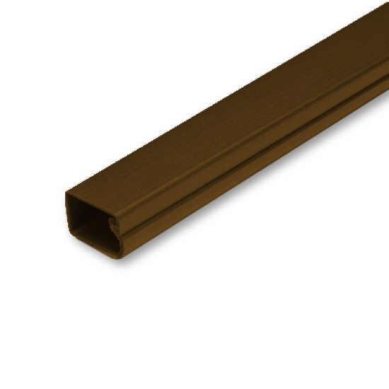 2mtr. leidinglijst dk 15x10 + plak br 2mtr. leidinglijst dk 15x10 + plak br