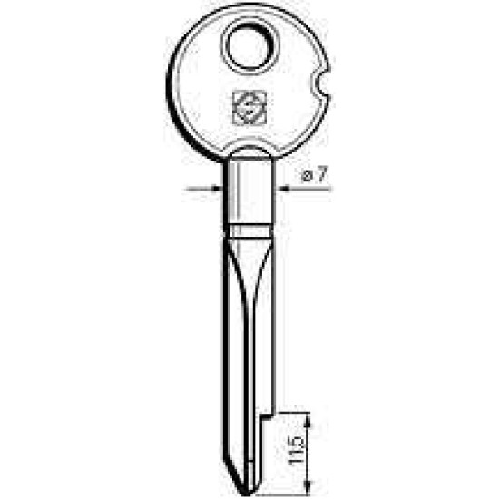 Silca kruissleutel XN3 Nemef