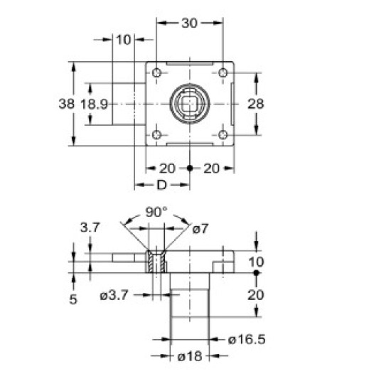 Junie 8504 cilinderslot voor furore systeem Junie 8504 cilinderslot voor furore systeem