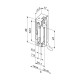 EFFEFF Elektrische inbouw deuropener waterbestendig type 148W, spanningsloos vergrendeld, pulsontgrendeling, met diode, fafix, ProFix1, zonder sluitplaat, 10-24V=~, (11-13V 100% ED), DIN links en DIN rechts.