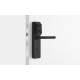 Salto XS4 One Elektronisch deurbeslag met code met privacy knop met U-kruk in zwart, PC72, zwarte lezer, deurdikte 32-47 mm