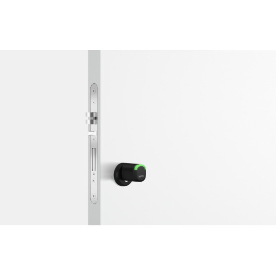 Salto NEO Elektronische europrofielcilinder met draaiknop in zwart, 60/35K, zwarte lezer, SKG*** (IP66)