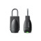 SALTO BLE NEO HANGSLOT KLASSE 4 - LOSSE BEUGEL 50MM - GEPOLIJST CHROOM - ZWARTE LEZER - ZONDER KETTING
