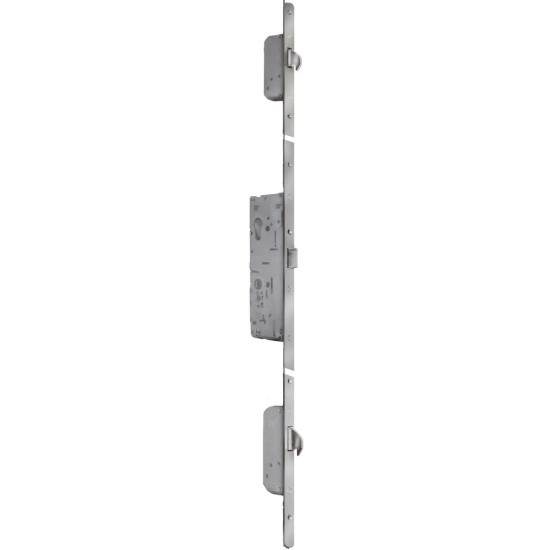 BUVA meerpuntssluiting type Ergo-Nomic-VD (voordeurfunctie) SKG***® voorplaat 2090 x 20 x 3.0 mm PC-92 Senioren/Woonkeur, 55 mm, draairichting 2