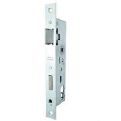 Smaldeurslot voor koker 40 mm (DM20), PC92 RVS voorplaat Smaldeurslot voor koker 40 mm (DM20), PC92 RVS voorplaat