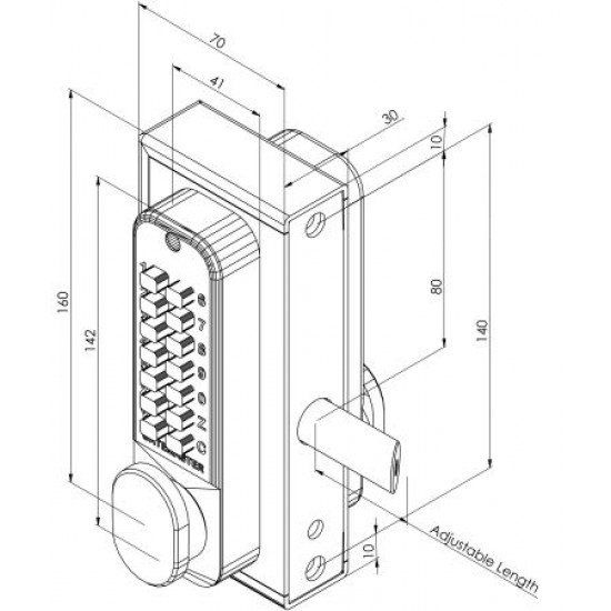 BDG1030 - DUBBELZIJDIG CODESLOT OPSCHROEFBAAR BDG1030 - DUBBELZIJDIG CODESLOT OPSCHROEFBAAR