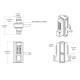 Gatemaster Superlock 2.0 BDG1030L Dubbelzijdig Codeslot opschroefbaar Links Handig Gatemaster Superlock 2.0 BDG1030L Dubbelzijdig Codeslot opschroefbaar Links Handig