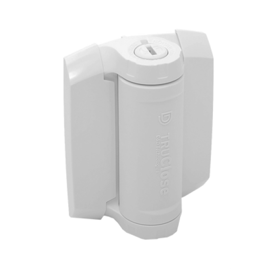 POORTSCHARNIER TRUCLOSE HEAVY DUTY ZELFSLUITEND WIT