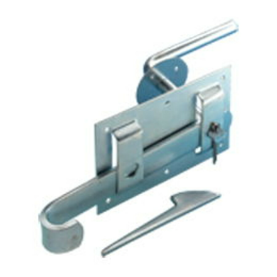 BOERENKLINKSTEL OP KAART - PLAAT: 120X85X2MM - GALVANISCH VERZINKT