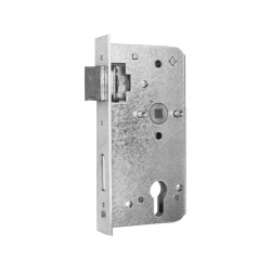 Slotkast met elektrolytisch verzinkt slot, 40 mm, doornmaat 55mm. Slotkast met elektrolytisch verzinkt slot, 40 mm, doornmaat 55mm.