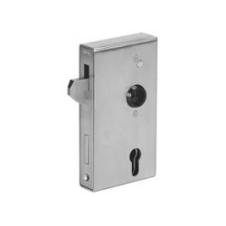 AMF 13649 schuifpoortslot met haak 140SNIG-40PZW VP24 AMF 13649 schuifpoortslot met haak 140SNIG-40PZW VP24