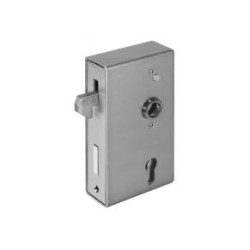 AMF 13649 schuifpoortslot met haak + Huis 140S-50PZW VP33 AMF 13649 schuifpoortslot met haak + Huis 140S-50PZW VP33