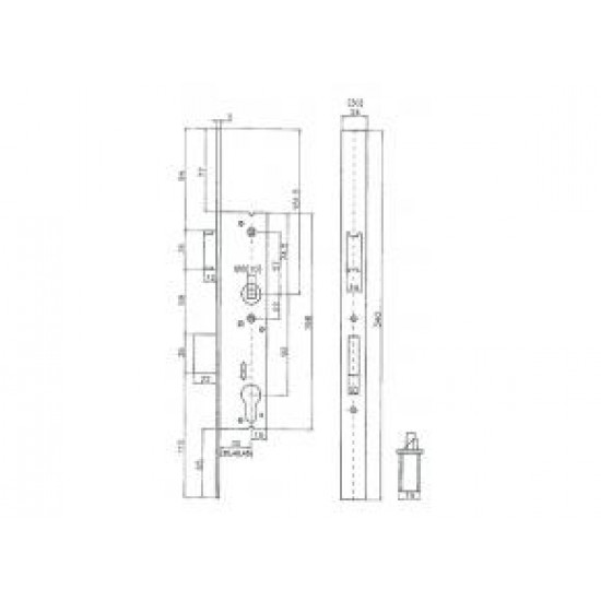 BEVER 1022R SMALSLOT 92/35 LANGE VOORPLAAT MET VOORSTAND BEVER 1022R SMALSLOT 92/35 LANGE VOORPLAAT MET VOORSTAND