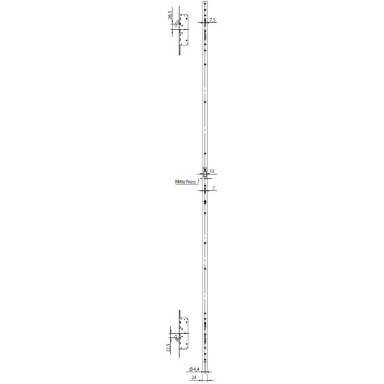 WILKA 8667 MEERPUNTSSLOT 92/45 VPL1770 VPB24 1V PANIEK E WILKA 8667 MEERPUNTSSLOT 92/45 VPL1770 VPB24 1V PANIEK E