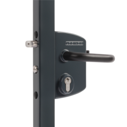 LOCINOX Industrieel Slot 40-60 mm ANTRACIET (RAL7016) met zwart krukpaar LOCINOX Industrieel Slot 40-60 mm ANTRACIET (RAL7016) met zwart krukpaar