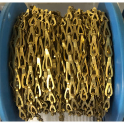 PATENTKETTING. 0,4X5,0X12,5 VERNINKKLED PATENTKETTING. 0,4X5,0X12,5 VERNINKKLED