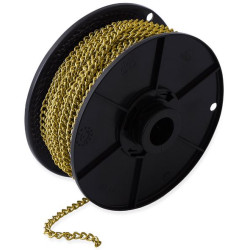 Gourmetketting 1,5 mm staal vermessingd 5800.GMK.0216-A Gourmetketting 1,5 mm staal vermessingd 5800.GMK.0216-A