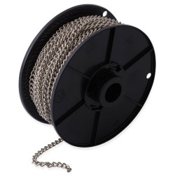 Gourmetketting 1,5 mm staal vernikkeld Gourmetketting 1,5 mm staal vernikkeld