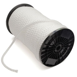 Touw gevlochten polypropyleen 3mm dikte wit Touw gevlochten polypropyleen 3mm dikte wit