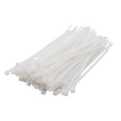 Kabelbundelband of tyraps 2,5 x 100 mm naturel