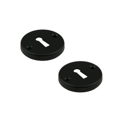 Sleutelgat rozet rond type 3 RH zwart