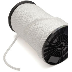 Touw gevlochten polypropyleen 4mm wit Touw gevlochten polypropyleen 4mm wit