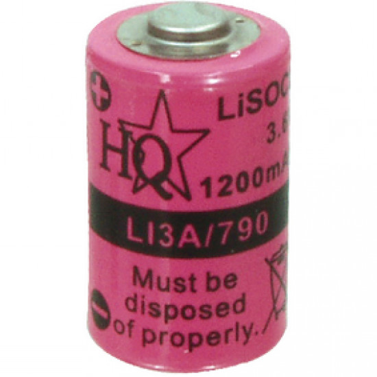 LITHIUM THIONYLCHLORIDE BATTERIJ ER14250 3.6 V 1200 MAH 1-BLISTER LITHIUM THIONYLCHLORIDE BATTERIJ ER14250 3.6 V 1200 MAH 1-BLISTER