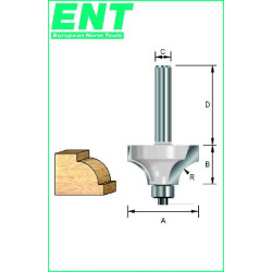 KWARTRONDFREES HM R8 MET LAGER KOLF 8MM KWARTRONDFREES HM R8 MET LAGER KOLF 8MM