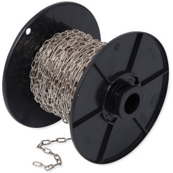 Klokketting 1,3 mm staal vernikkeld Klokketting 1,3 mm staal vernikkeld