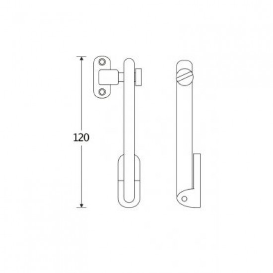 RAAMSCHAAR 100MM YZ SMEEDIJZER ZWART RAAMSCHAAR 100MM YZ SMEEDIJZER ZWART