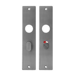 Langschild met toiletsluiting vrij-bezet RVS304 IND-431 Langschild met toiletsluiting vrij-bezet RVS304 IND-431