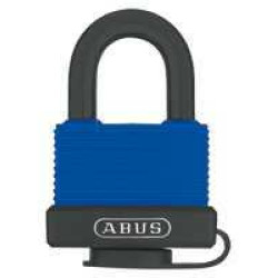 ABUS HANGSLOT MET STOFKAP EN RVS BEUGEL ABUS HANGSLOT MET STOFKAP EN RVS BEUGEL