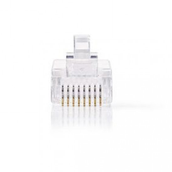 RJ45-CONNECTOR | MALE | SOLID UTP CAT5 | RECHT | VERGULD | 10 STUKS | RJ45-CONNECTOR | MALE | SOLID UTP CAT5 | RECHT | VERGULD | 10 STUKS |