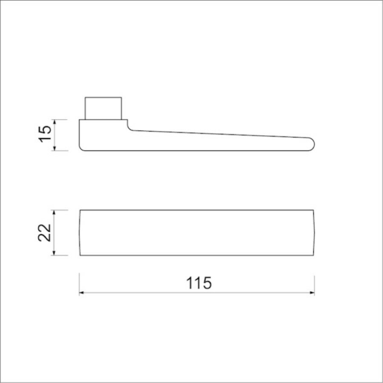 AMI deurkruk stiftdeel 353 rolluikmodel 104470 AMI deurkruk stiftdeel 353 rolluikmodel 104470
