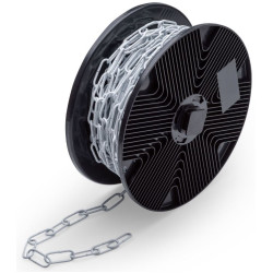 Sierketting lang 2,8 mm staal wit gelakt Sierketting lang 2,8 mm staal wit gelakt
