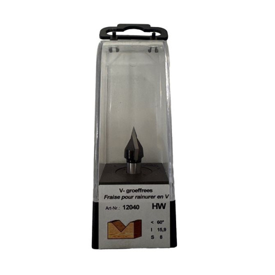 V-groeffrees 12040 60 graden