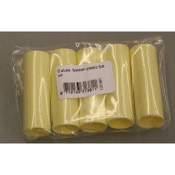 ZAK(5) PVC SOK PLASTIC 5/8 CREME 16MM