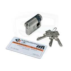 2 Cilinder Pfaffenhain maat 30/45 Y Nikkel set gemonteerd