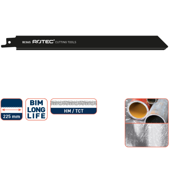 RECIPROZAAGBLAD RC865 / S1130RIFF RECIPROZAAGBLAD RC865 / S1130RIFF