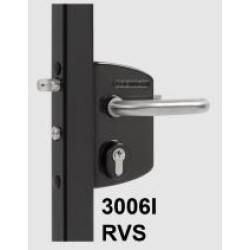 LOCINOX Industrieel Slot 40-60 mm ZWART + 3006I LOCINOX Industrieel Slot 40-60 mm ZWART + 3006I