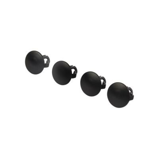 Set van 4 kunststof afdekdoppen voor gaten van 15 mm Set van 4 kunststof afdekdoppen voor gaten van 15 mm