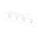 Set van 4 kunststof afdekdoppen voor gaten van 15 mm Set van 4 kunststof afdekdoppen voor gaten van 15 mm