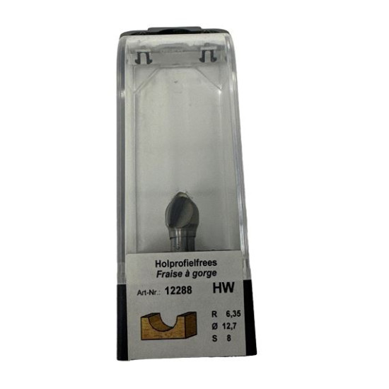 Holprofielfrees 12288 R6.35 8mm Holprofielfrees 12288 R6.35 8mm
