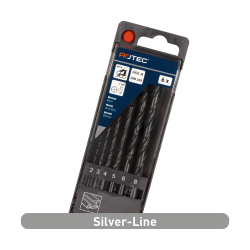 SPIRAALBORENSET '100', DIN 338, TYPE N, 6-DLG, ø2-8 SPIRAALBORENSET '100', DIN 338, TYPE N, 6-DLG, ø2-8