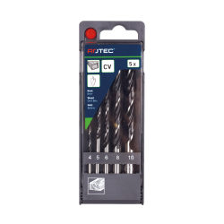 HOUTSPIRAALBORENSET '235', 5-DLG, ø4-10