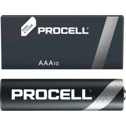 Duracell Procell batterijen (pak van 10 stuks) - mini-penlite - LR03/AAA Duracell Procell batterijen (pak van 10 stuks) - mini-penlite - LR03/AAA