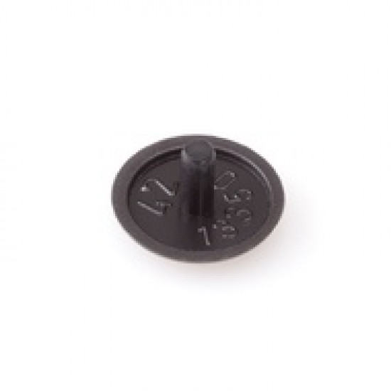 HOMEFIX AFDEKKAPJE VOOR PZ. 13MM ZWART - 20 ST. IN BLISTER